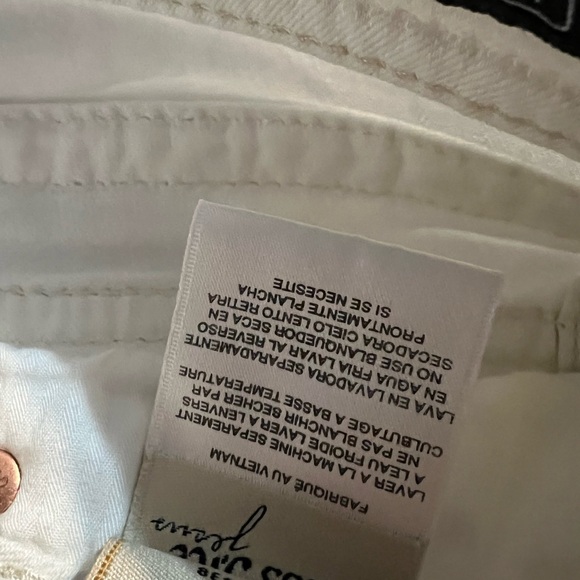 Miss Me Jeans Womens 31 White Boot Bootcut Flap Pocket Low Rise Denim - Picture 7 of 7